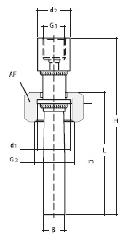  Разделитель мембранный DRM-R-607 /1 и DRM-R-608 /1с накидной гайкой