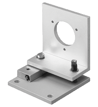 Mounting bracket, spring-loaded for clamping flange 9213