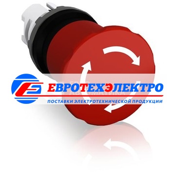 ABB Кнопка MPET4-10R красная ГРИБОК