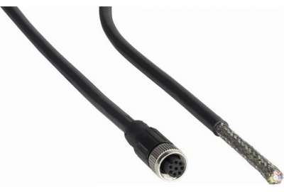 Plug connectors and cables / Connecting cable (female connector-open) - DOL-1208-G15MAC - 6038833