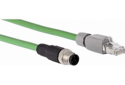 Plug connectors and cables / Connection cables with male connector and male connector - SSL-2J04-G10MZ60 - 6048246