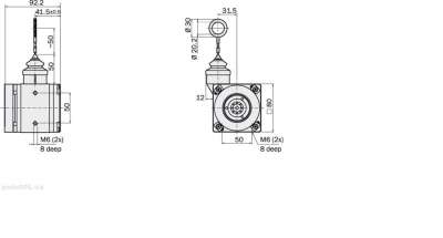 Wire draw mechanism - MRA-F080-102D2 - 6028625