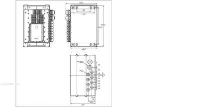Device protection (mechanical) / Protective housings/pipes - IP 65-Housing - 6020343