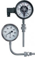 Электроконтактный азотонаполненный термометр согласно DIN 16205 TNS