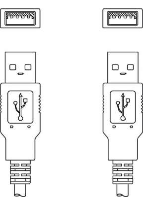 KB USB A - USB A - Interconnection cable 50107726