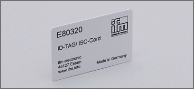 Принадлежности: E80320  ID-TAG/ISO CARD/01