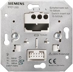 Блок выключателя, 500VA, электромеханическая часть SYS, для работы с кнопками i-system и оборудованием GAMMA Wawe - 5TC1233