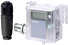Air duct differential pressure sensor, DC 4...20 mA, with calibration certificate - QBM410..