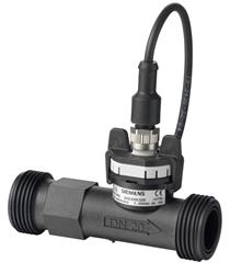 Flow sensor for liquids in DN 10...25 pipes - QVE2100.0..