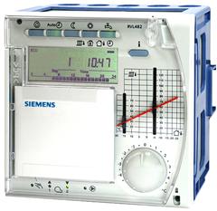 Heating controller for boiler temperature control for modulating or 2-stage burners with d.h.w. heating - BPZ:RVL482