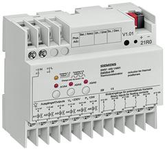 Модуль управления приводами N 605/01, для управления термоэлектрическими приводами клапанов, 6 входов 6 выходов, крепление на DIN-рейку, 8 ТЕ - 5WG16051AB01 - 5WG1605-1AB01