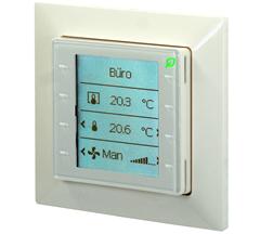Room sensor and unit for KNX PL-Link, freely configurable, flush-mounted - QMX3..