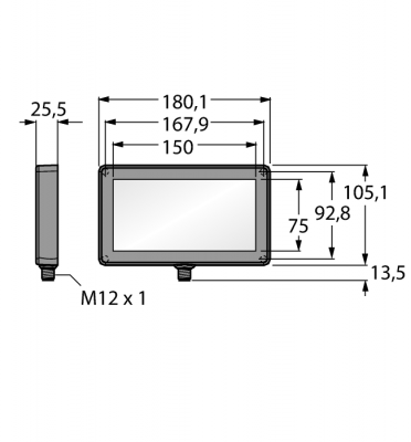 Системы машинного зренияФоновая подсветка - LEDBB75X150PW2-XQ