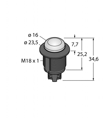 светодиодный индикатормаяк - S18LYXXPT