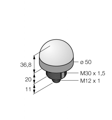 светодиодный индикатормаяк - K50LGRBPQ