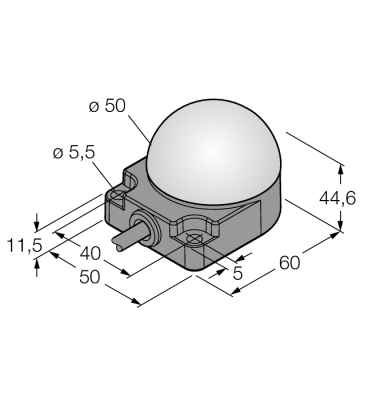 светодиодный индикатормаяк - K50FLGRYP