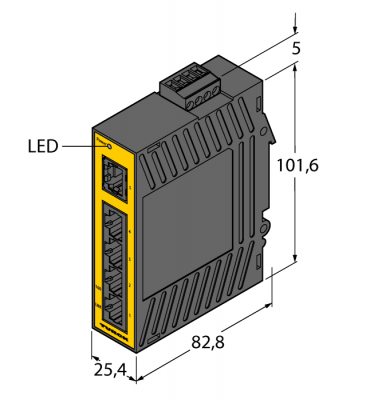 Промышленный EthernetНеуправляемый переключатель - SE20-84X-RJ522