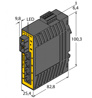 Промышленный EthernetНеуправляемый переключатель - SE20-84XT-RJ422-FO