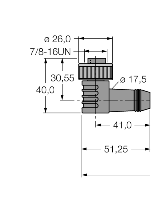 кабель фильдбас для системы фильдбасв соответствии с IEC61158-2, 4-полярный - WKV-FBY49BK-10M/5D