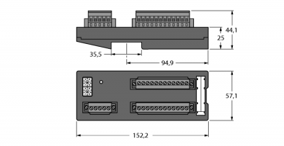 компактная станция ввода/вывода для DeviceNet16 универсальных дискретных каналов - FDN20-16XSG