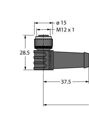 Термостойкий кабель для исполнительных механизмов и датчиковКабельный соединитель - HT-WWAK4.5-2-HT-WWAS4.5/S2430