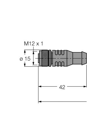 Экономная версия идентификационного соединительного кабеля BL - RK4.5T-25/S2503