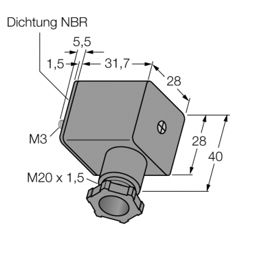 соединитель для клапана, разборныйКонструкция типа А - VC-AC31-0.220-K