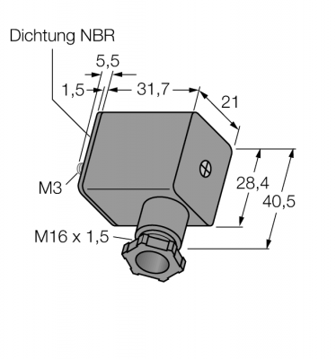 соединитель для клапана, разборныйКонструкция типа BI - VC-IC21-0.220-K