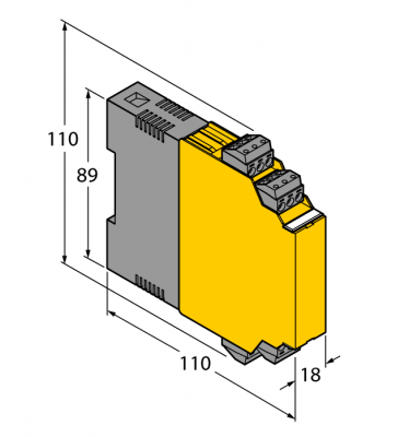 изолированный измерительный преобразователь для детекторов дыма и огня2-канальный - IM33-FSD-EX/L