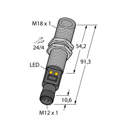 температурные датчикидатчик инфракрасного излучения - M18TUP8Q