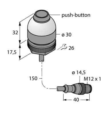 Pick-to-Lightдатчик положенияКнопка для выбора процессов - K30APPBGXDQP