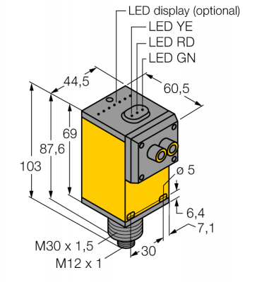 Фотоэлектрический датчикБазовый блок для стекловолокна - Q45AD9FQ