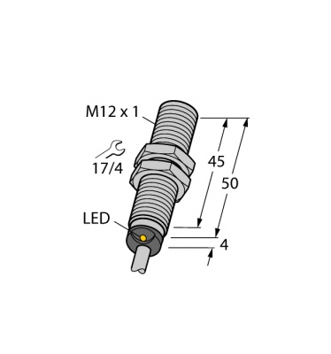 Индуктивный датчик - BI4U-M12-AN6X