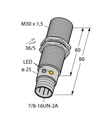 Индуктивный датчик - BI10U-G30-ADZ30X2-B1131