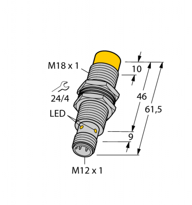 Индуктивный датчик - Ni10U-M18M-AD4X-H1144