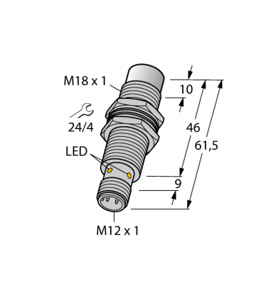 Индуктивный датчик - Ni10U-MT18M-AD4X-H1144