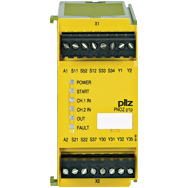 Реле безопасности PNOZpower – E-STOP, защитные двери, световые решетки - PNOZ p1p 24VDC 2so - 773300