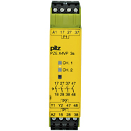 Реле безопасности PNOZ X – Расширение контактов - PZE X4VP 3/24VDC 4n/o fix - 777583