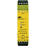 Реле безопасности PNOZ X – Расширение контактов - PZE X4VP 1/24VDC 4n/o fix - 777581