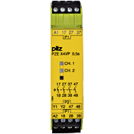 Реле безопасности PNOZ X – Расширение контактов - PZE X4VP 0,5/24VDC 4n/o fix - 777580