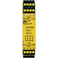 Реле безопасности PNOZ X – E-STOP, защитная дверь, световая решетка - PNOZ X2.7P C 24-240VAC/DC 3n/o 1n/c - 787306