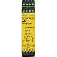Реле безопасности PNOZ X – E-STOP, защитная дверь, световая решетка - PNOZ X2.9P 24VDC 3n/o 1n/c - 777300