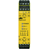Реле безопасности PNOZ X – E-STOP, защитная дверь, световая решетка - PNOZ X1P 24VDC 3n/o 1n/c - 777100