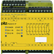 Реле безопасности PNOZ X – E-STOP, защитная дверь, световая решетка - PNOZ X11P 110-120VAC 24VDC 7n/o 1n/c 2so - 777083