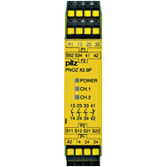Реле безопасности PNOZ X – E-STOP, защитная дверь, световая решетка - PNOZ X2.8P C 24-240VAC/DC 3n/o 1n/c - 787302