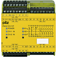 Реле безопасности PNOZ X – E-STOP, защитная дверь, световая решетка - PNOZ X10.11P 24VDC 6n/o 4n/c 6LED - 777750