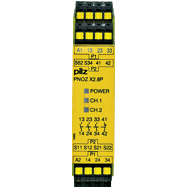 Реле безопасности PNOZ X – E-STOP, защитная дверь, световая решетка - PNOZ X2.8P C 24VACDC 3n/o 1n/c - 787301