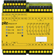 Реле безопасности PNOZ X – E-STOP, защитная дверь, световая решетка - PNOZ X11P C 24VAC 24VDC 7n/o 1n/c 2so - 787080