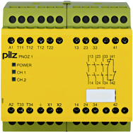 Реле безопасности PNOZ X – E-STOP, защитная дверь, световая решетка - PNOZ 1 110-120VAC 3n/o 1n/c - 775630