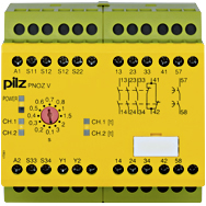 Реле безопасности PNOZ X – E-STOP, защитная дверь, световая решетка - PNOZ V 3s 24VDC 3n/o 1n/c 1n/o t - 774789